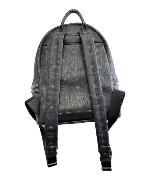 MCM（エムシーエム）MCM (エムシーエム) スタッズリュック ブラックの古着・服飾アイテム