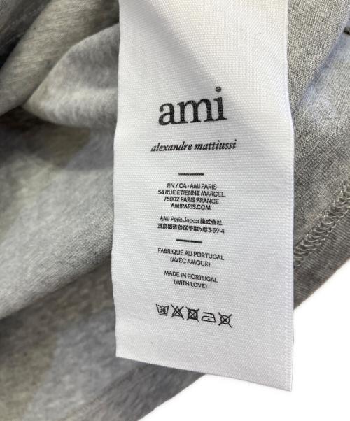 ami（アミ）ami (アミ) 半袖Tシャツ グレー サイズ:記載なしの古着・服飾アイテム