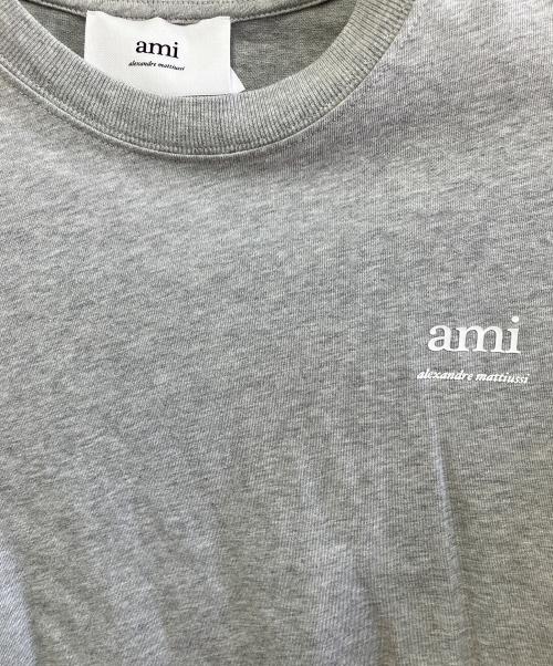 ami（アミ）ami (アミ) 半袖Tシャツ グレー サイズ:記載なしの古着・服飾アイテム