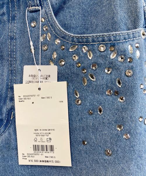 MERCURY DUO（マーキュリーデュオ）MERCURY DUO (マーキュリーデュオ) デニムパンツ インディゴ サイズ:S 未使用品の古着・服飾アイテム