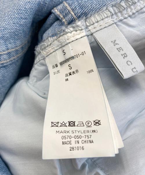 MERCURY DUO（マーキュリーデュオ）MERCURY DUO (マーキュリーデュオ) デニムパンツ インディゴ サイズ:S 未使用品の古着・服飾アイテム