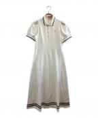 POLO BCS×DazzliNポロ・ビーシーエス×ダズリン）の古着「半袖ワンピース」｜アイボリー