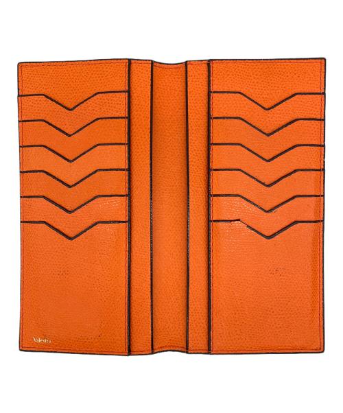 Valextra（ヴァレクストラ）Valextra (ヴァレクストラ) 長財布 オレンジの古着・服飾アイテム