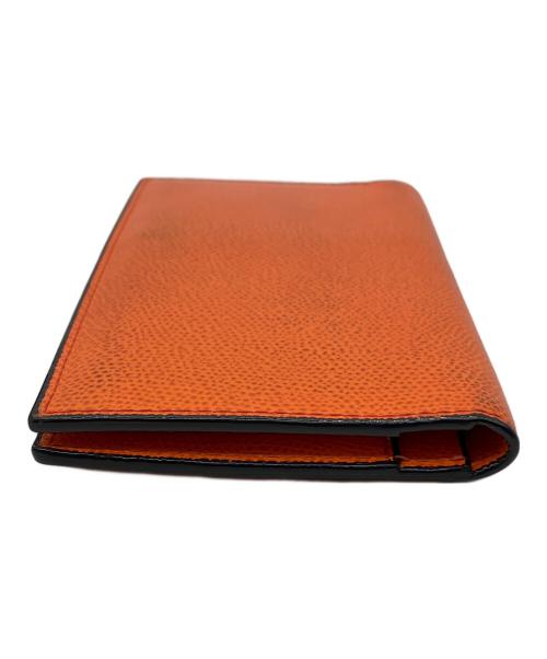 Valextra（ヴァレクストラ）Valextra (ヴァレクストラ) 長財布 オレンジの古着・服飾アイテム