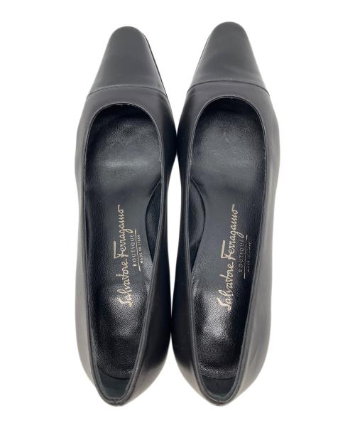 Salvatore Ferragamo（サルヴァトーレ フェラガモ）Salvatore Ferragamo (サルヴァトーレ フェラガモ) パンプス ブラック サイズ:6の古着・服飾アイテム