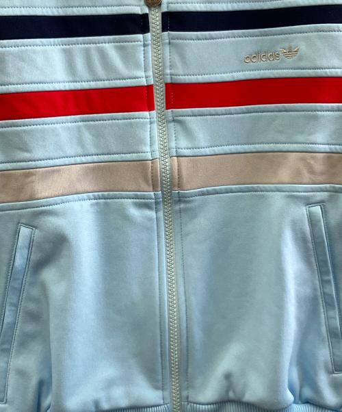 adidas（アディダス）adidas (アディダス) トラックジャケット スカイブルー サイズ:160の古着・服飾アイテム