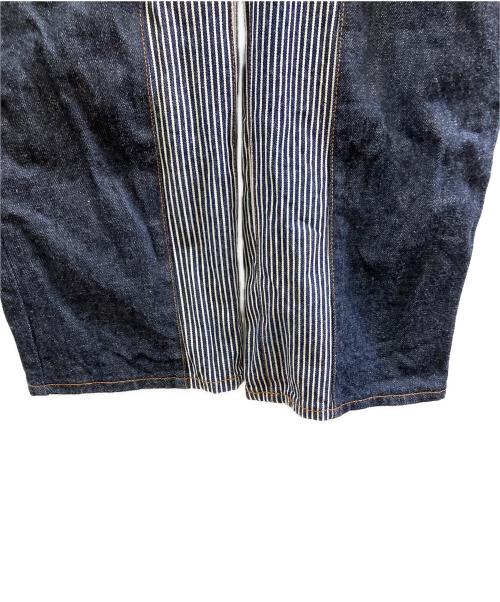 KOJIMA GENES（コジマジーンズ）KOJIMA GENES (コジマジーンズ) 切替デニムパンツ インディゴ サイズ:32の古着・服飾アイテム