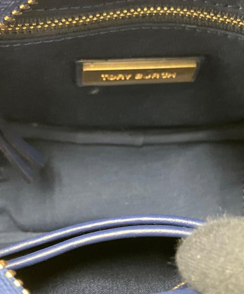TORY BURCH（トリーバーチ）TORY BURCH (トリーバーチ) チェーンショルダーバッグ ネイビーの古着・服飾アイテム
