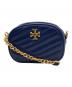 TORY BURCH（トリーバーチ）の古着「チェーンショルダーバッグ」｜ネイビー