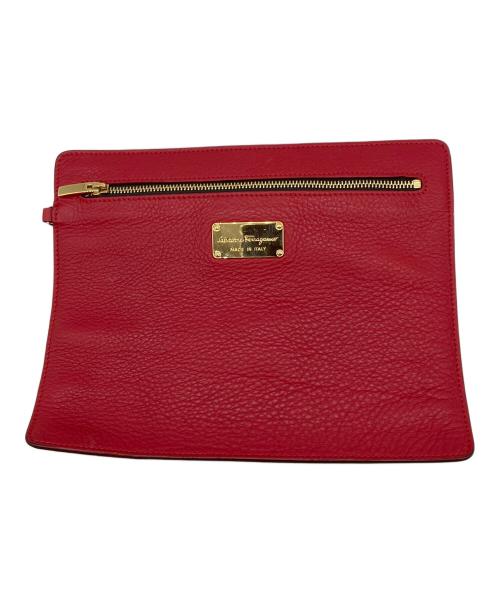 Salvatore Ferragamo（サルヴァトーレ フェラガモ）Salvatore Ferragamo (サルヴァトーレ フェラガモ) ハンドバッグ レッドの古着・服飾アイテム