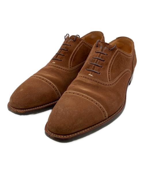 SCOTCH GRAIN（スコッチグレイン）SCOTCH GRAIN (スコッチグレイン) ストレートチップシューズ ブラウン サイズ:27の古着・服飾アイテム