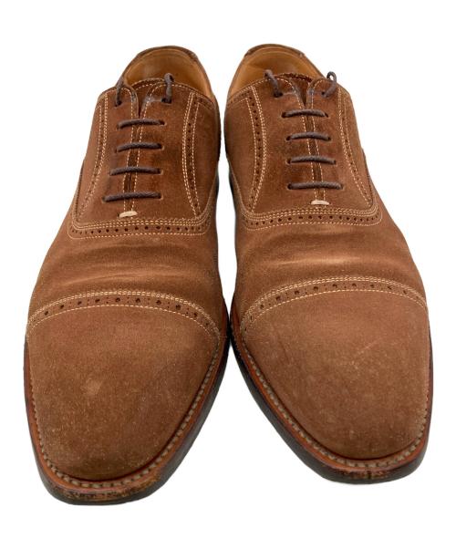SCOTCH GRAIN（スコッチグレイン）SCOTCH GRAIN (スコッチグレイン) ストレートチップシューズ ブラウン サイズ:27の古着・服飾アイテム