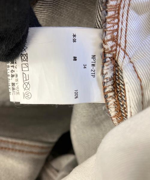 CIOTA（シオタ）CIOTA (シオタ) インディゴスビンコットン13.5ozテーパードデニム グレー サイズ:34の古着・服飾アイテム
