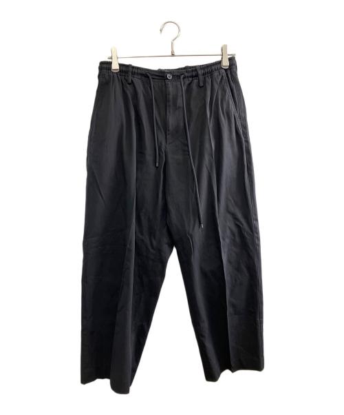 MARKAWARE（マーカウェア）MARKAWARE (マーカウェア) DRY VOILE TWILL COMFORT FIT EASY TROUSERS ブラック サイズ:1の古着・服飾アイテム