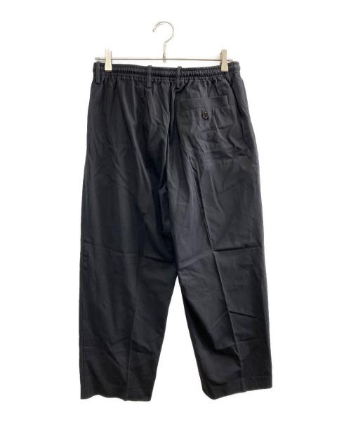 MARKAWARE（マーカウェア）MARKAWARE (マーカウェア) DRY VOILE TWILL COMFORT FIT EASY TROUSERS ブラック サイズ:1の古着・服飾アイテム