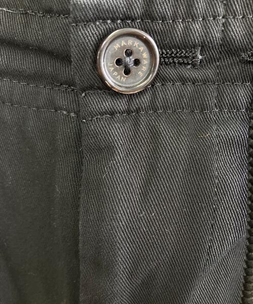 MARKAWARE（マーカウェア）MARKAWARE (マーカウェア) DRY VOILE TWILL COMFORT FIT EASY TROUSERS ブラック サイズ:1の古着・服飾アイテム