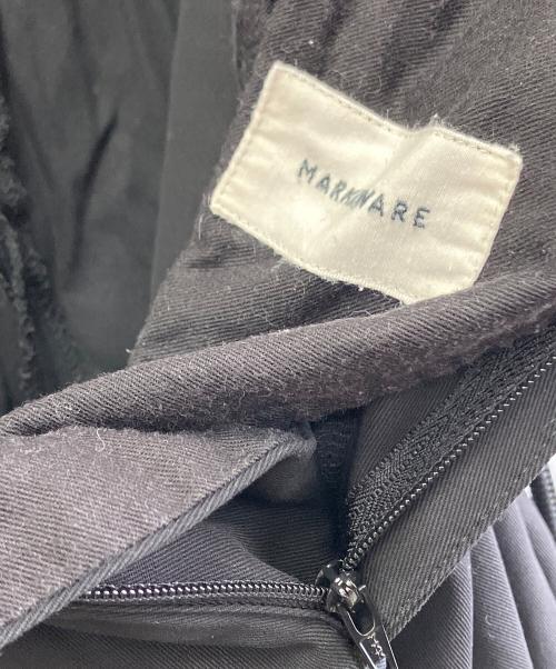 MARKAWARE（マーカウェア）MARKAWARE (マーカウェア) DRY VOILE TWILL COMFORT FIT EASY TROUSERS ブラック サイズ:1の古着・服飾アイテム