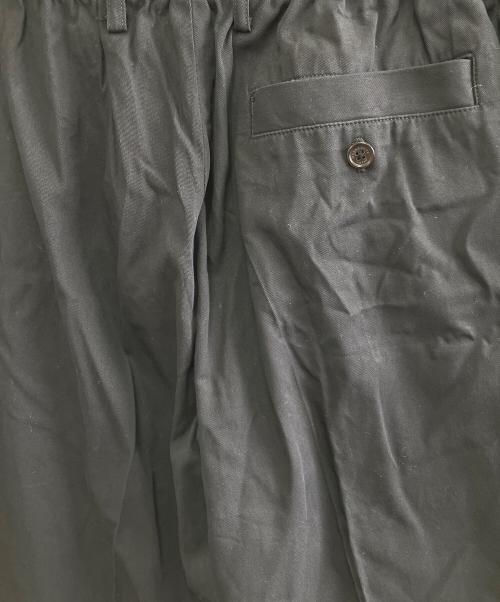 MARKAWARE（マーカウェア）MARKAWARE (マーカウェア) DRY VOILE TWILL COMFORT FIT EASY TROUSERS ブラック サイズ:1の古着・服飾アイテム