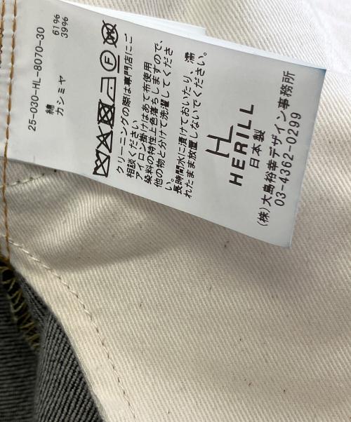 HERILL（ヘリル）HERILL (ヘリル) Cashmeredenim Regularjeans Indigo インディゴ サイズ:2の古着・服飾アイテム