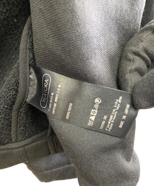 teatora（テアトラ）teatora (テアトラ) CARTRIDGE HOODIE F/Z WL BLACK ブラック サイズ:記載なしの古着・服飾アイテム