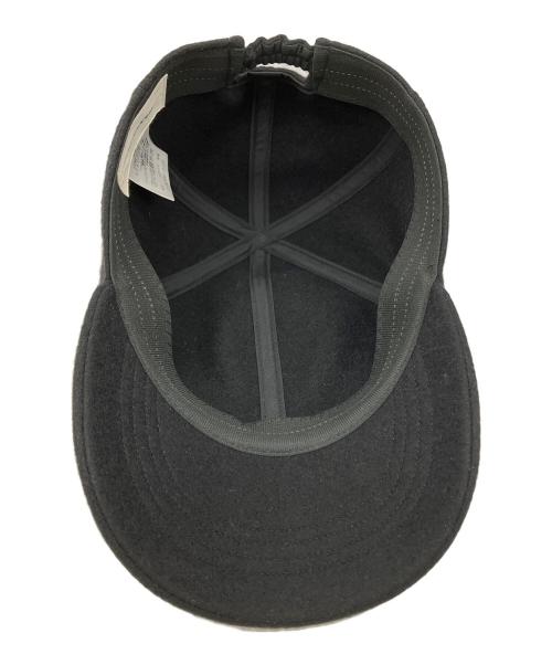 MARKAWARE（マーカウェア）MARKAWARE (マーカウェア) SPORTS CAP CASHMERE MELTON ブラック サイズ:Fの古着・服飾アイテム