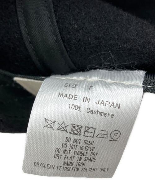 MARKAWARE（マーカウェア）MARKAWARE (マーカウェア) SPORTS CAP CASHMERE MELTON ブラック サイズ:Fの古着・服飾アイテム