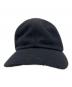 中古・古着 MARKAWARE (マーカウェア) SPORTS CAP CASHMERE MELTON ブラック サイズ:F：8000円