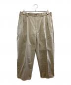 BROOKS BROTHERSブルックスブラザーズ）の古着「ツータックパンツ」｜ベージュ