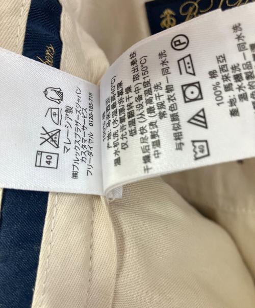 BROOKS BROTHERS（ブルックスブラザーズ）BROOKS BROTHERS (ブルックスブラザーズ) ツータックパンツ ベージュ サイズ:W34の古着・服飾アイテム