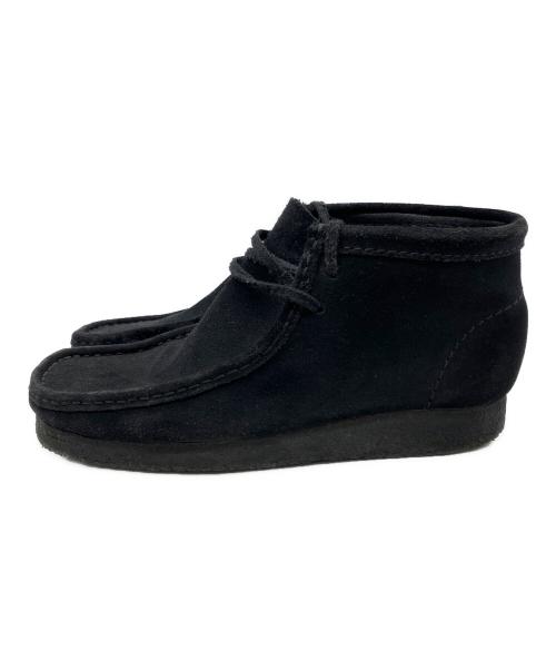 CLARKS ORIGINALS（クラークス オリジナルズ）Clarks Originals (クラークス オリジナルズ) ワラビーシューズ ブラック サイズ:25.5の古着・服飾アイテム