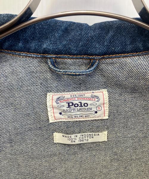 POLO RALPH LAUREN（ポロ・ラルフローレン）POLO RALPH LAUREN (ポロ・ラルフローレン) デニムジャケット インディゴ サイズ:Ｓの古着・服飾アイテム