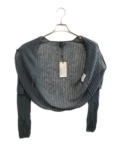 GUCCI（グッチ）GUCCI (グッチ) 薄手カーディガン ネイビー サイズ:Mの古着・服飾アイテム