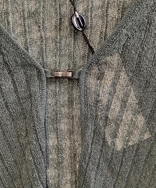 GUCCI（グッチ）GUCCI (グッチ) 薄手カーディガン ネイビー サイズ:Mの古着・服飾アイテム