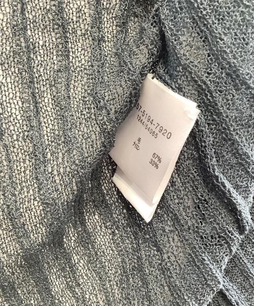 GUCCI（グッチ）GUCCI (グッチ) 薄手カーディガン ネイビー サイズ:Mの古着・服飾アイテム