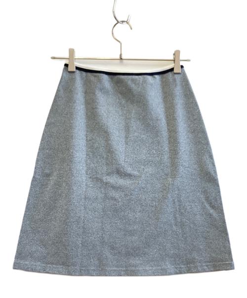 CHANEL（シャネル）CHANEL (シャネル) スカート グレー サイズ:36の古着・服飾アイテム
