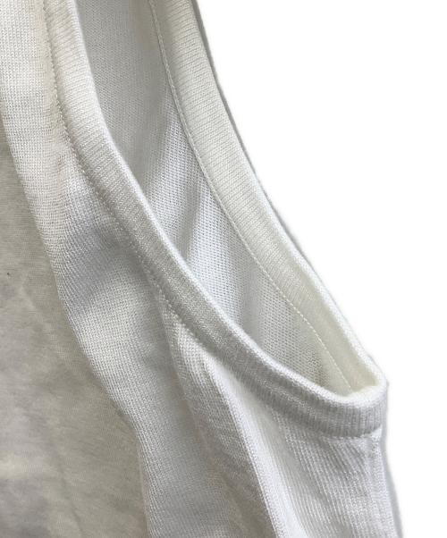 CHANEL（シャネル）CHANEL (シャネル) ノースリーブカットソー ホワイト サイズ:38の古着・服飾アイテム