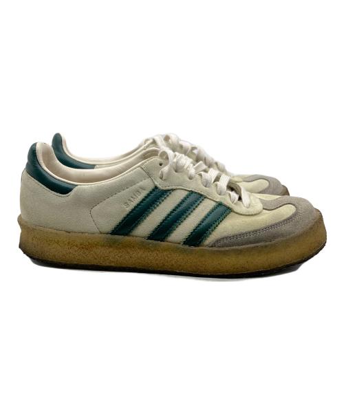 adidas（アディダス）adidas (アディダス) KITH (キス) CLARKS (クラークス) ローカットスニーカー グリーン×ベージュ サイズ:26の古着・服飾アイテム