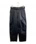 MACKINTOSH PHILOSOPHY（マッキントッシュ フィロソフィー）の古着「ベルト付きタックパンツ」｜ブラック