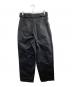 MACKINTOSH PHILOSOPHY (マッキントッシュ フィロソフィー) ベルト付きタックパンツ ブラック サイズ:2：6000円
