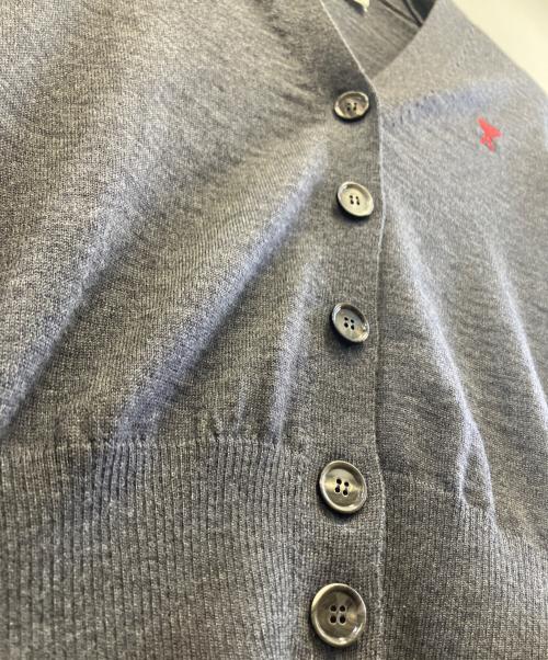 ami（アミ）ami (アミ) 薄手カーディガン チャコールグレー サイズ:XSの古着・服飾アイテム