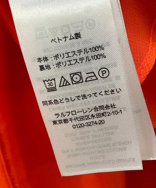 LAUREN RALPH LAUREN（ローレンラルフローレン）LAUREN RALPH LAUREN (ローレンラルフローレン) 半袖ワンピース オレンジ サイズ:6の古着・服飾アイテム