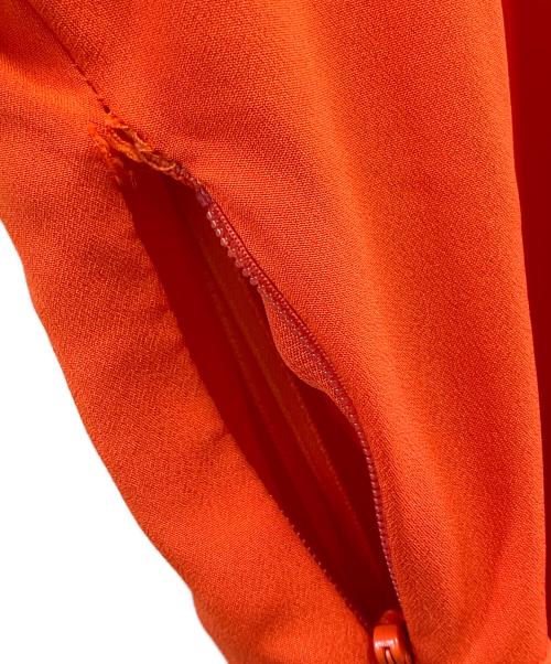 LAUREN RALPH LAUREN（ローレンラルフローレン）LAUREN RALPH LAUREN (ローレンラルフローレン) 半袖ワンピース オレンジ サイズ:6の古着・服飾アイテム