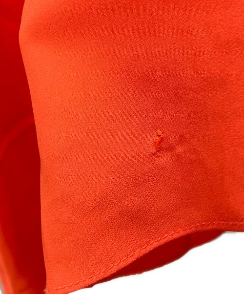 LAUREN RALPH LAUREN（ローレンラルフローレン）LAUREN RALPH LAUREN (ローレンラルフローレン) 半袖ワンピース オレンジ サイズ:6の古着・服飾アイテム