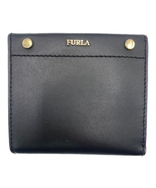 FURLA（フルラ）FURLA (フルラ) 2つ折り財布 ブラックの古着・服飾アイテム