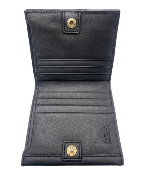 FURLA（フルラ）FURLA (フルラ) 2つ折り財布 ブラックの古着・服飾アイテム