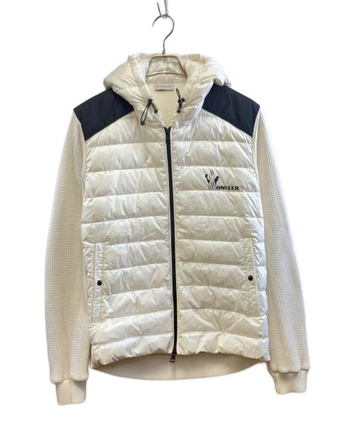 MONCLER（モンクレール）MONCLER (モンクレール) CARDIGAN TRICOT アイボリー サイズ:Mの古着・服飾アイテム