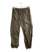 and wanderアンドワンダー）の古着「CORDURA cotton rip pants」｜カーキ