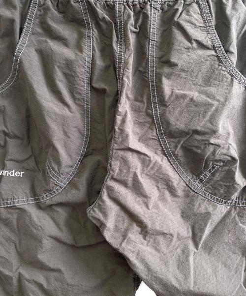 and wander（アンドワンダー）and wander (アンドワンダー) CORDURA cotton rip pants カーキ サイズ:3の古着・服飾アイテム