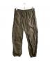 and wander（アンドワンダー）の古着「CORDURA cotton rip pants」｜カーキ