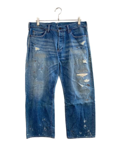 OLD JOE & Co.（オールドジョー）OLD JOE & Co. (オールドジョー) シンチバックデニムパンツ インディゴ サイズ:36の古着・服飾アイテム